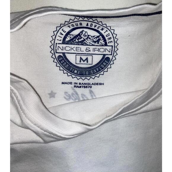 Nickel And Iron Men T-Shirt Beer Fishing Southern Classic Medium M Rather Be - Picture 4 of 8